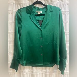 Banana Republic Silk Button Down